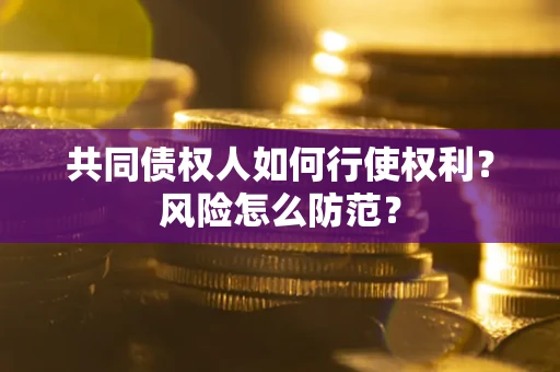 北京共同债权人如何行使权利？风险怎么防范？