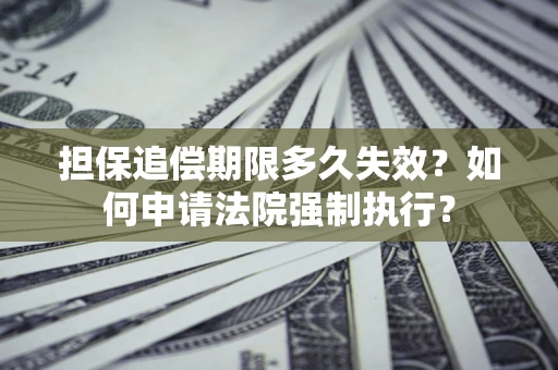 北京担保追偿期限多久失效？如何申请法院强制执行？